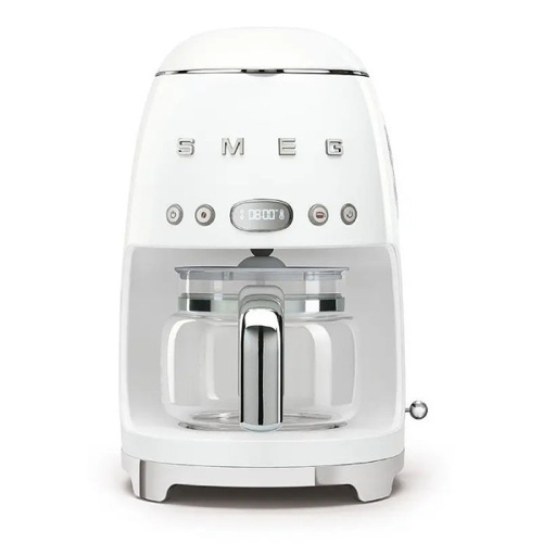 Przelewowy ekspres do kawy Smeg DCF02WHEU - Biały + GRATIS 250G KAWY