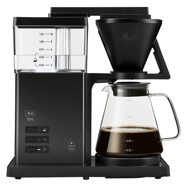 Ekspres przelewowy Melitta One 1031-02 - Pure Black + 250G KAWY GRATIS