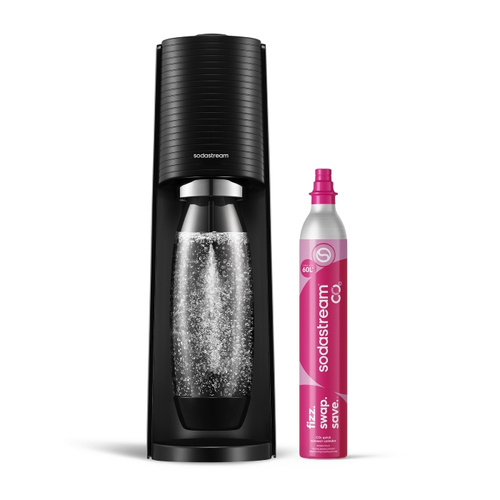 Saturator do wody gazowanej SodaStream Terra - Czarny zestaw startowy