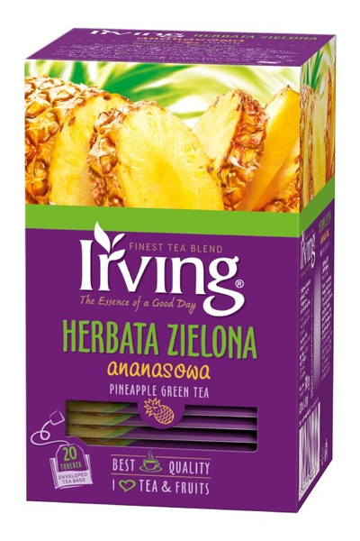 Herbata zielona Ananasowa Irving 20x1,5g