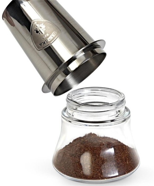 Młynek ręczny Eureka Baby Grinder Crystal Clear - Stalowy