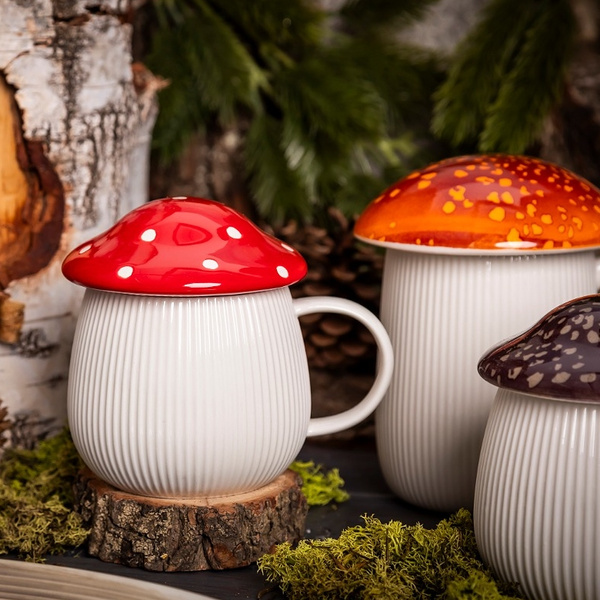 Kubek Altom Design Pod Kapeluszem - Grzybek czerwony 370 ml