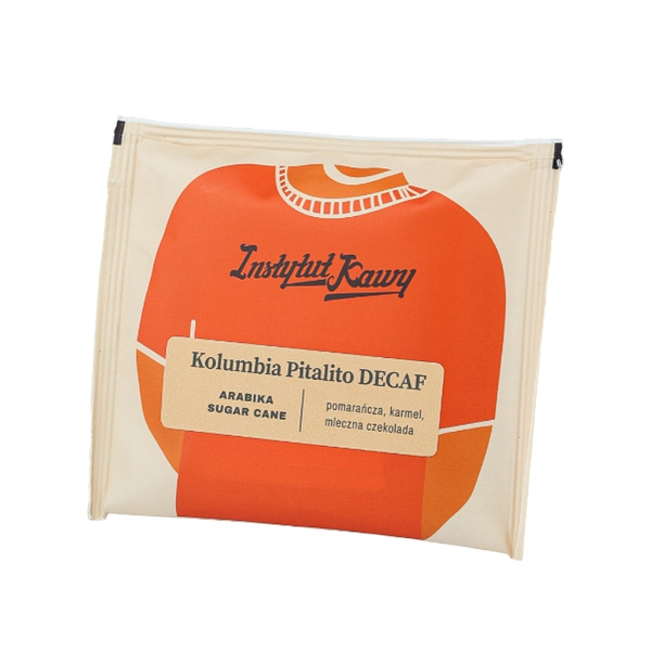 Drip Bag Instytut Kawy Kolumbia Pitalito Decaf 5+1 gratis - kawa bezkofeinowa