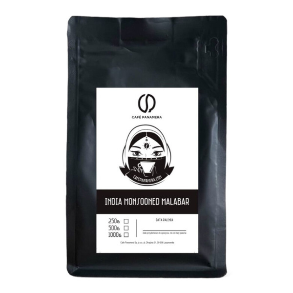 Kawa ziarnista Cafe Panamera India Monsooned Malabar 1kg