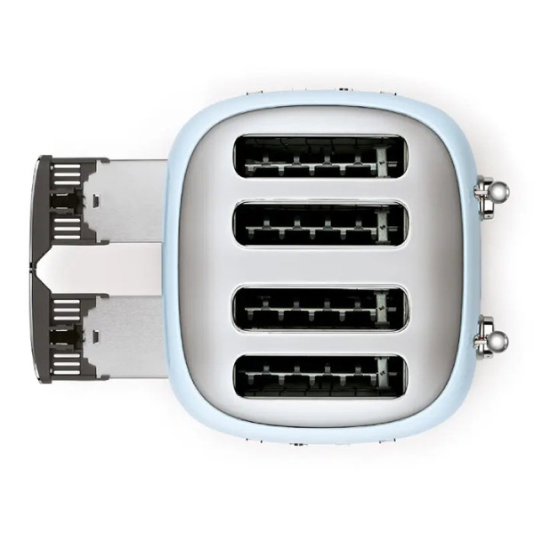 Toster na 4 kromki SMEG TSF03PBEU - Błękitny