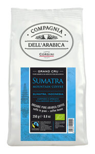 Kawa ziarnista Compagnia Dell'Arabica Sumatra Organic And Fairtrade 100% Arabica 250g – NIEDOSTĘPNY - opinie w konesso.pl
