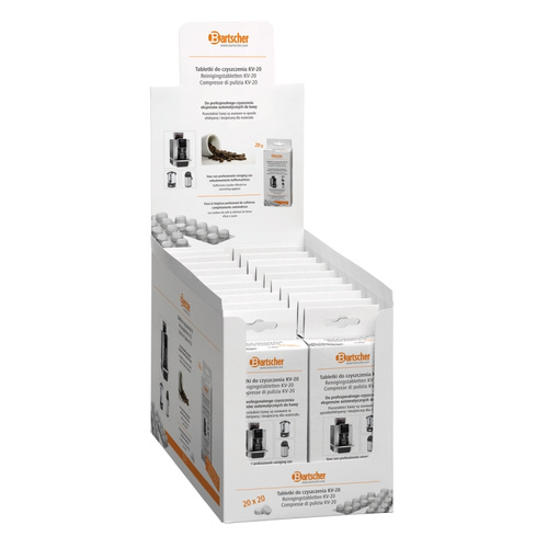 Tabletki do czyszczenia Bartscher KV-20 - 20szt. x 20 tabletek