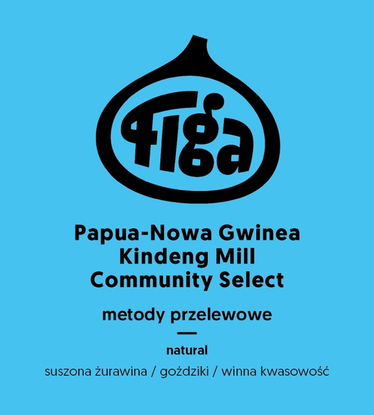Kawa ziarnista Figa Coffee Papua-Nowa Gwinea Kindeng Mill Community Select FILTR 250g – NIEDOSTĘPNY