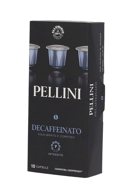 Kapsułki do Nespresso Pellini Top Decaffeinato Naturale - 10 sztuk