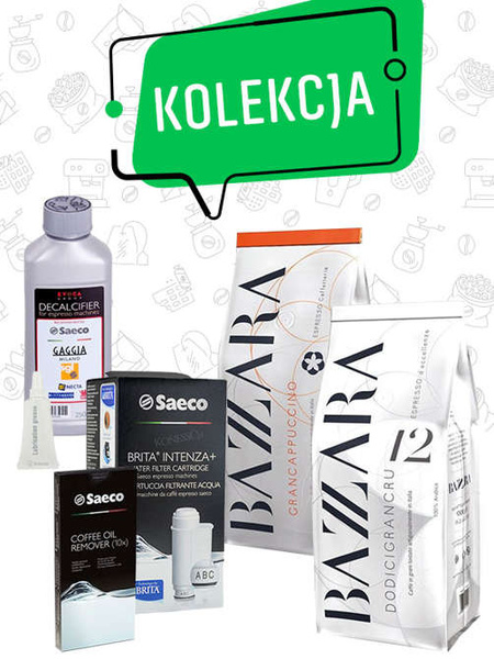 Kolekcja Saeco - akcesoria + kawa