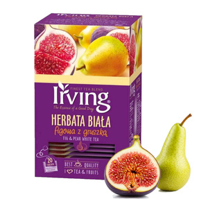 Herbata biała Irving Figowa z gruszką 20x1,5g