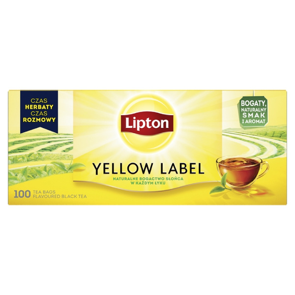 Czarna herbata Lipton Yellow Label 200g - 100 torebek – NIEDOSTĘPNY