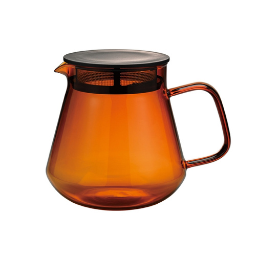 Serwer z filtrem Hario Colors Tea&Coffee Server 600 ml - Bursztynowy - opinie w konesso.pl