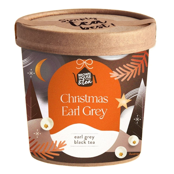 Herbata czarna świąteczna Brown House & Tea Christmas Earl Grey 50g – NIEDOSTĘPNY