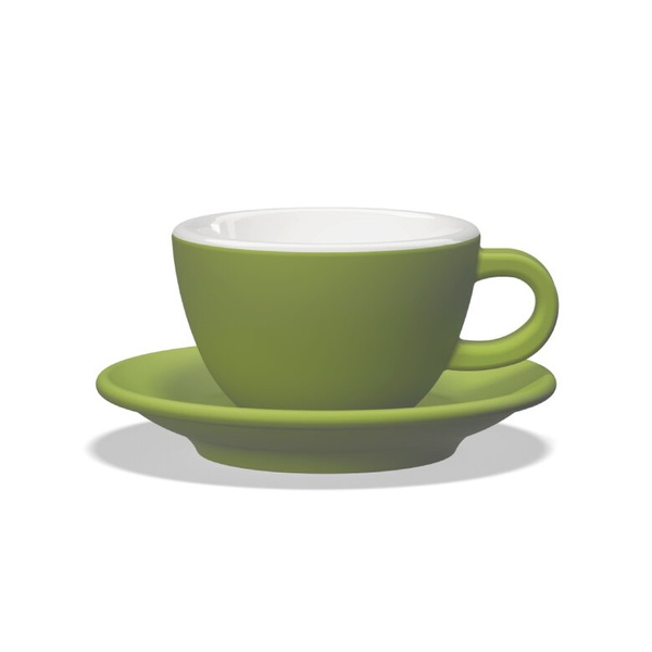 Filiżanka do cappuccino Club House Tulipano 210ml - Zielona