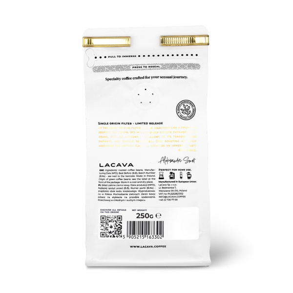 Kawa ziarnista LaCava Costa Rica Hacienda Sonora 250g – NIEDOSTĘPNY