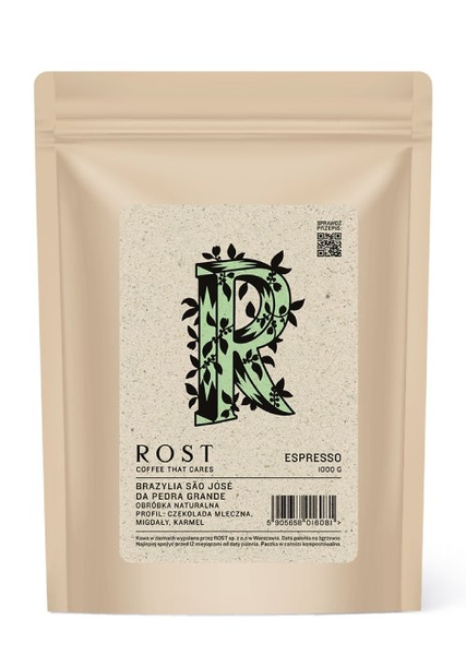 Kawa ziarnista ROST Brazylia Fazenda São José da Pedra Grande 1kg - NIEDOSTĘPNY