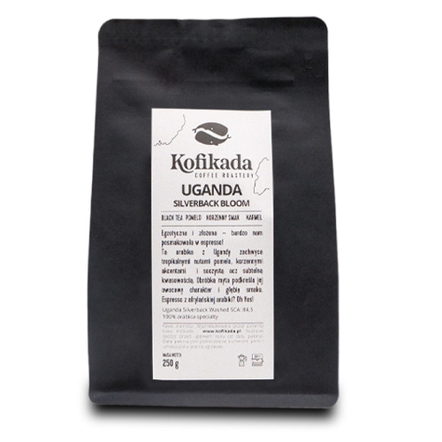Kawa ziarnista Kofikada Uganda Silverback Espresso 250g - opinie w konesso.pl