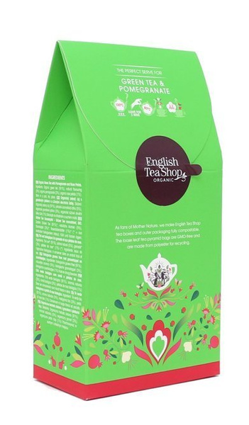 Zielona herbata English Tea Shop Green Tea & Pomegranate 15x2g