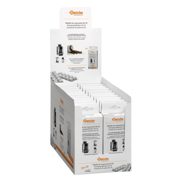Tabletki do czyszczenia Bartscher KV-20 - 20szt. x 20 tabletek