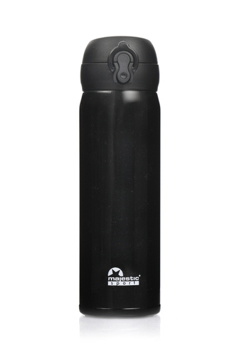 Kubek termiczny Majestic Sport Mash 450 ml - Czarny - opinie w konesso.pl
