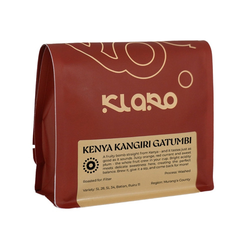 Kawa ziarnista Klaro Kenia Kangiri Gatumbi Filtr 250g