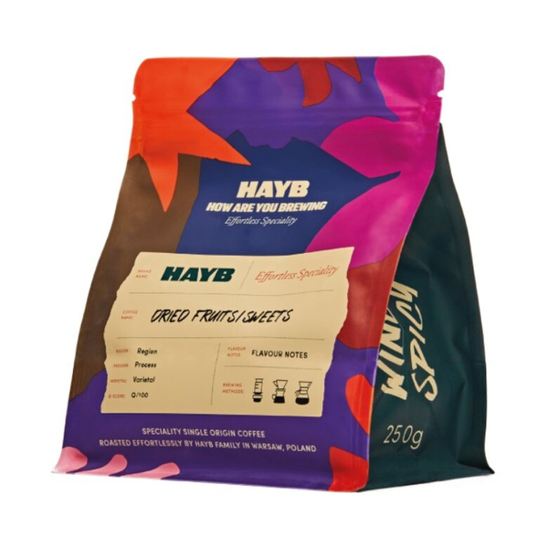 Kawa ziarnista HAYB Costa Rica Las Lajas Black Diamond Natural 250g – NIEDOSTĘPNY