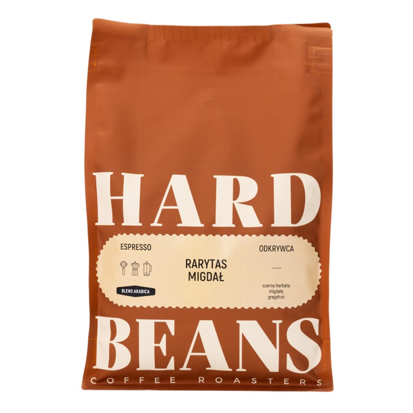 Kawa ziarnista Hard Beans Rarytas Migdał Espresso 1kg