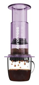 Zaparzacz do kawy AeroPress Clear - Fioletowy