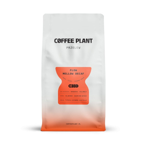 Kawa ziarnista COFFEE PLANT FLOW Mellow 800g - bezkofeinowa - opinie w konesso.pl