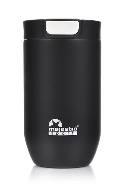 Kubek termiczny Majestic Sport Bullet 400 ml - Czarny