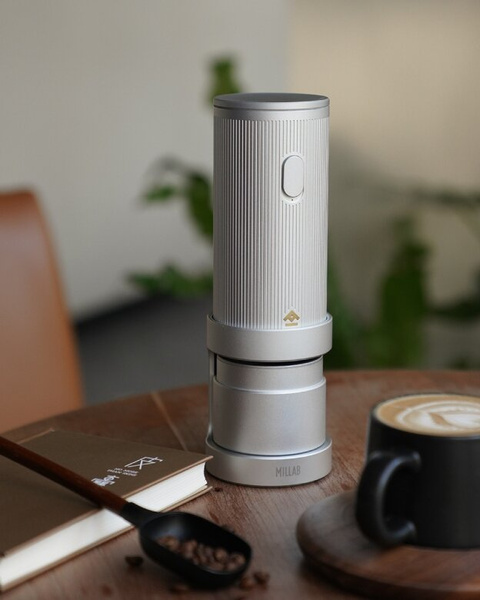Młynek do kawy Millab E01 Electric Grinder Space Silver- Srebrny