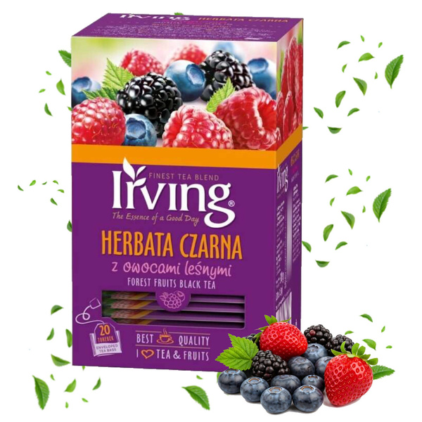 Herbata czarna Irving z owocami leśnymi 20x1,5g 