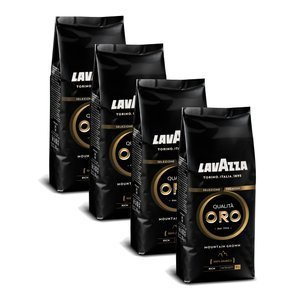 ZESTAW Kawa ziarnista Lavazza Qualita Oro Mountain Grown 4x 250g