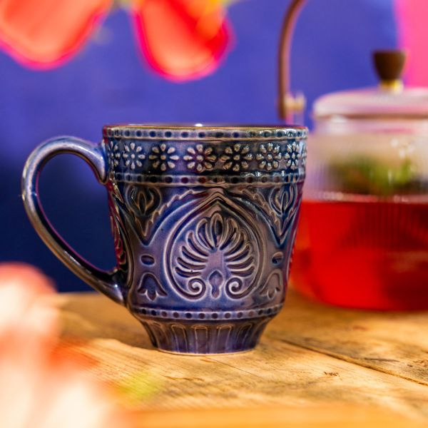 Kubek Homla INDIE 400 ml - Granatowy 