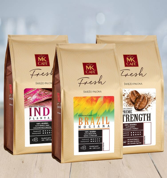 Zestaw kaw ziarnistych MK Fresh 3x1kg