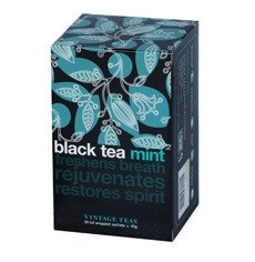 Czarna herbata Vintage Teas Black Tea Mint - 30x1,5g – NIEDOSTĘPNY