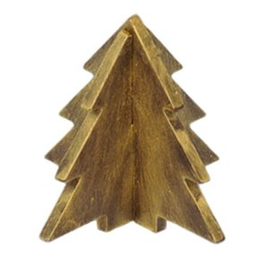 Choinka z gorzkiej czekolady pokryta złocistym puchem M.Pelczar Chocolatier 70g – NIEDOSTĘPNY