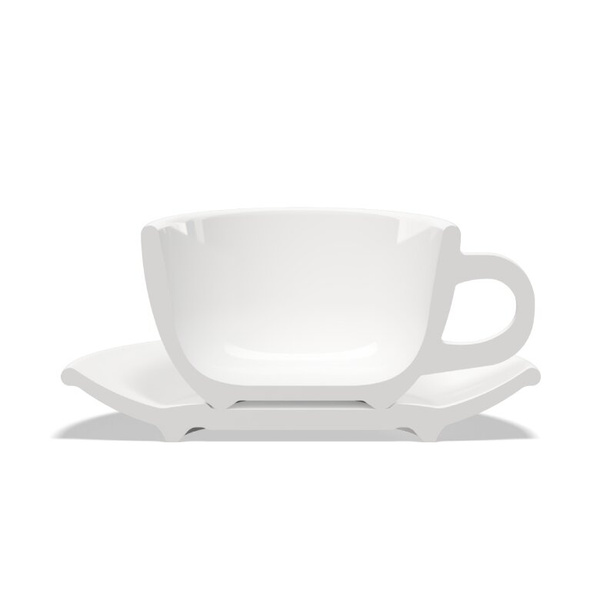 Filiżanka Cub House Tulipano 300ml - Biała