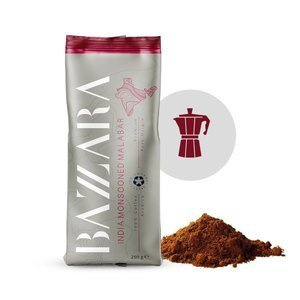 Kawa mielona Bazzara ESPRESSO INDIA MONSOONED MALABAR Moka 250g - opinie w konesso.pl