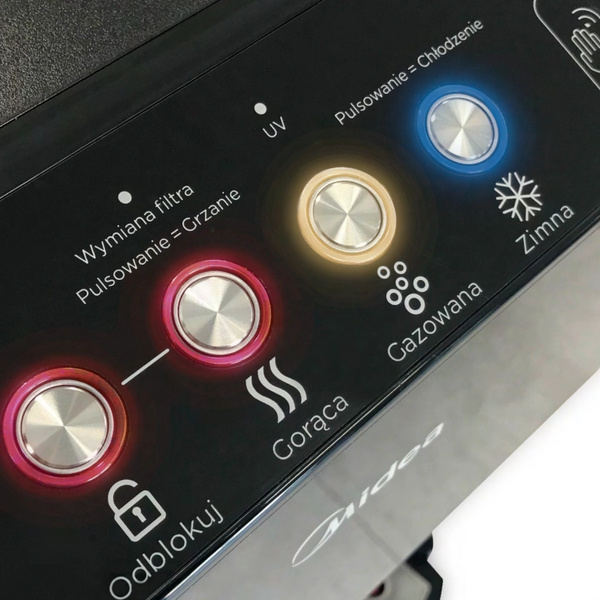 Dystrybutor wolnostojący  Midea JS1844S SODA PLUS SILVER - Srebrny