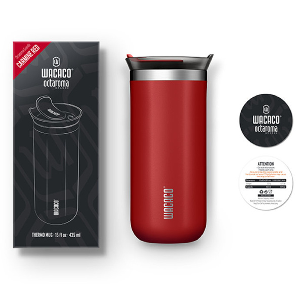 Kubek termiczny Wacaco Octaroma Grande Carmine Red 435 ml