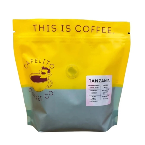 Kawa ziarnista Cafelito Tanzania Songwe 250g – NIEDOSTĘPNY - opinie w konesso.pl