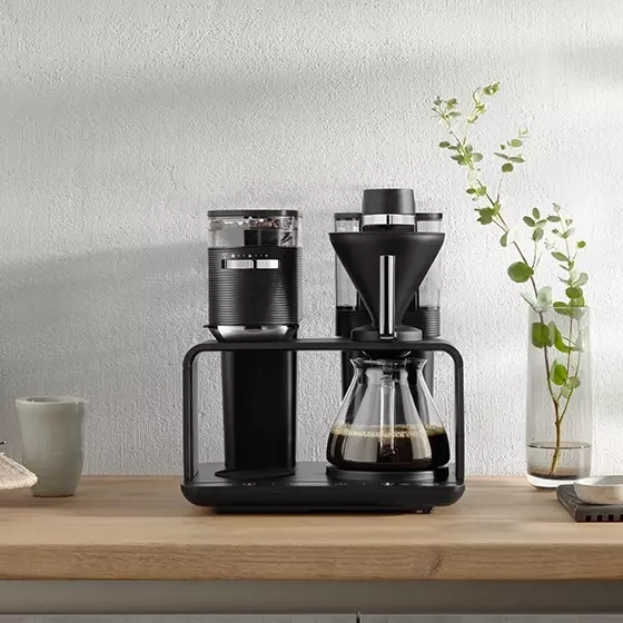 Ekspres przelewowy Melitta EPOS - Czarno-srebrny + 250G KAWY GRATIS