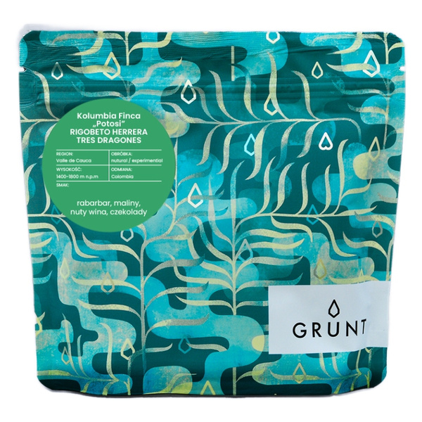 Kawa ziarnista Grunt Kolumbia Finca „POTOSI” Rigoberto Herrera Tres Dragones 250g