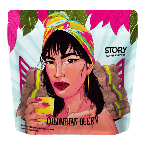 Kawa ziarnista Story Colombian Queen x El Puente 250g - opinie w konesso.pl