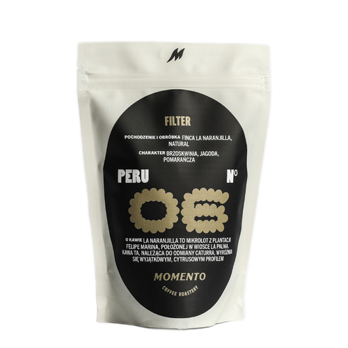 Kawa ziarnista Momento Peru Nº6 Finca La Naranjilla 250g – NIEDOSTĘPNY