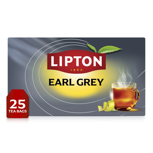 Herbata czarna Lipton Earl Grey 37,5g - 25 torebek - opinie w konesso.pl