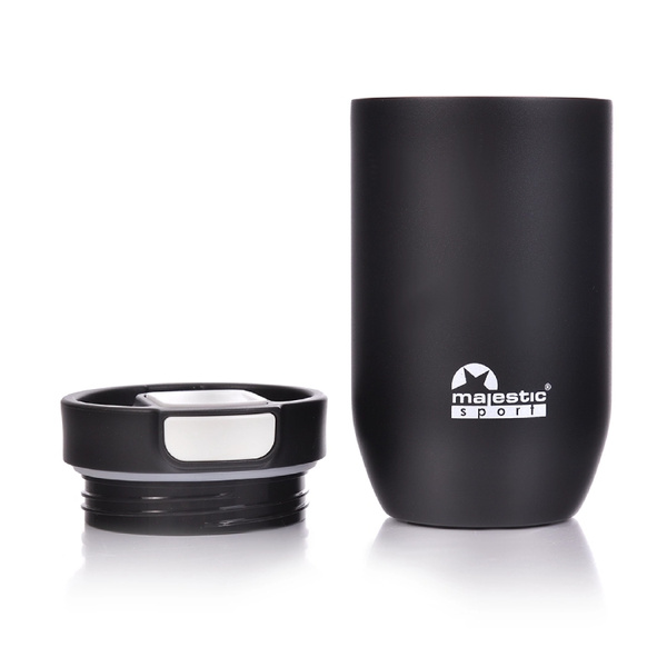 Kubek termiczny Majestic Sport Bullet 400 ml - Czarny