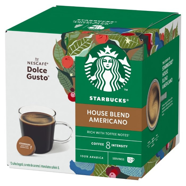 Kapsułki Nescafé Dolce Gusto STARBUCKS® Americano House Blend 12 sztuk